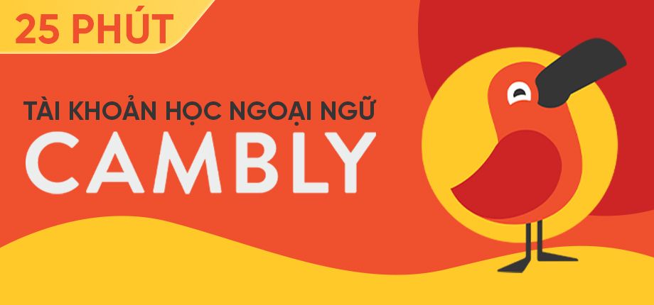 Tài khoản học Ngoại Ngữ Cambly ( 25 phút )